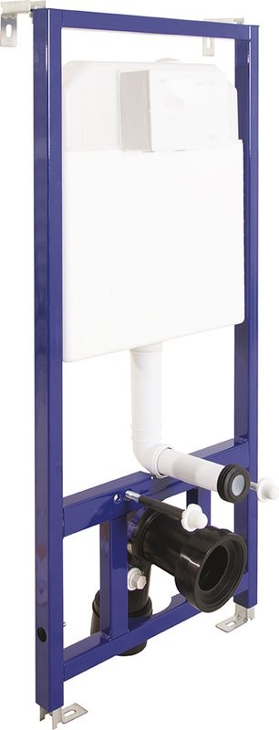 Система инсталляции для унитазов Berges Novum L3 с кнопкой смыва хром