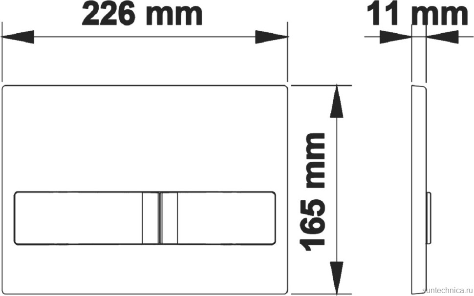 Система инсталляции для унитазов Berges Novum L3 с кнопкой смыва хром