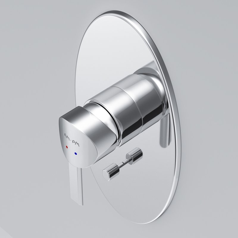 Встраиваемый смеситель для душа и ванны AM.PM Awe F1585000 С ВНУТРЕННЕЙ ЧАСТЬЮ