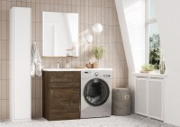 Тумба с раковиной AQUATON Лондри 60 L, дуб кантри