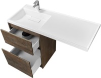 Тумба с раковиной AQUATON Лондри 60 L, дуб кантри