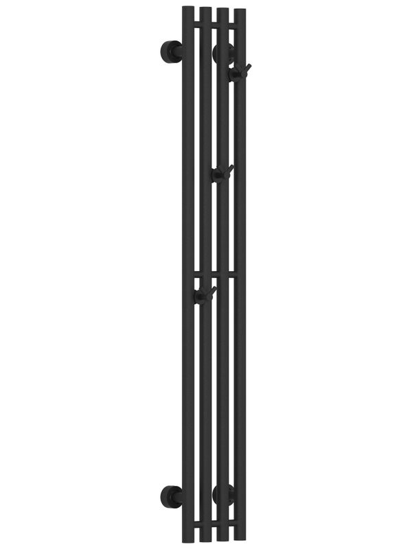 Полотенцесушитель водяной Сунержа Кантата Pro 15-0446-1215 120x20 см, темный титан муар, I-образный