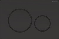 Система инсталляции для унитазов Geberit Duofix UP 320 111.300.00.5 кнопка черная глянцевая