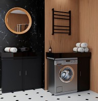 Полотенцесушитель водяной Indigo Aletto LALWPF60-50BR черный муар