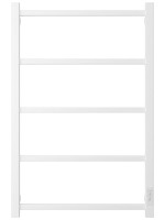 Полотенцесушитель электрический Стилье Формат 26 30526-8050 80x55 см, подключение справа, скрытое подключение справа, матовый белый, лесенка