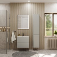 Тумба с раковиной SanStar Riana 60 подвесная, grey, раковина Como 60