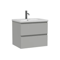 Тумба с раковиной SanStar Riana 60 подвесная, grey, раковина Como 60