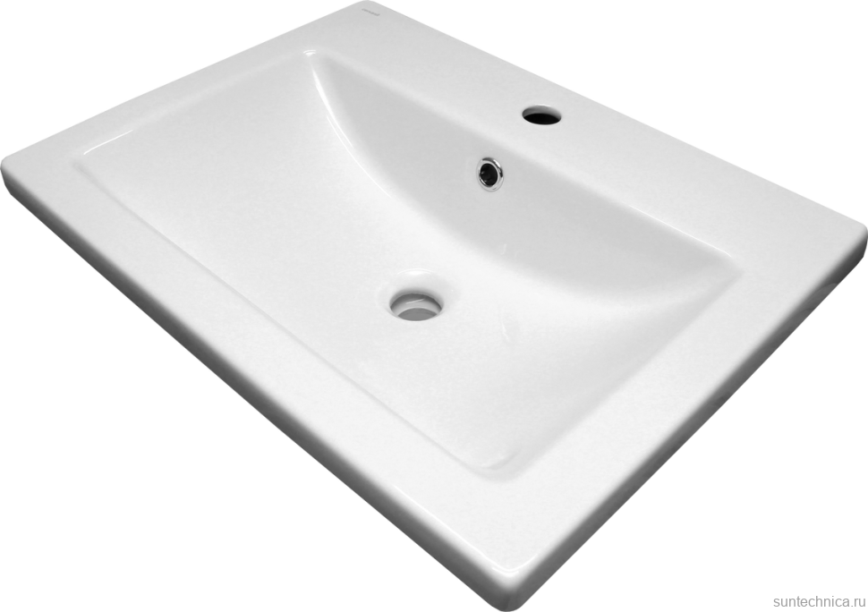 Тумба с раковиной SanStar Riana 60 подвесная, grey, раковина Como 60