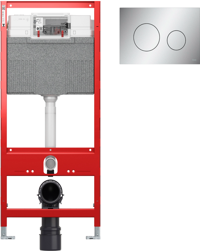 Система инсталляции для унитазов TECE Profil TECEprofil Uni 2.0 9300302 с кнопкой смыва TECE Loop 9240922