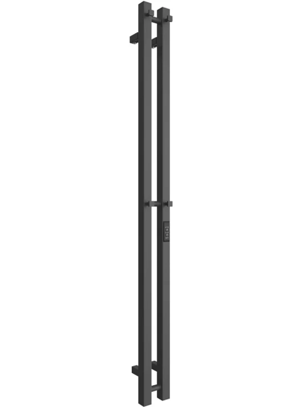 Полотенцесушитель электрический Двин X-2 plaza neo 120х80, оружейная сталь