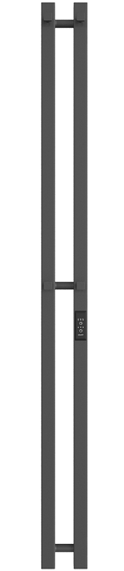 Полотенцесушитель электрический Двин X-2 plaza neo 120х80, оружейная сталь