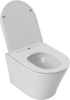 Унитаз подвесной Aquanet Zvezda Soft Close SLIMSEAT Rimless Tornado