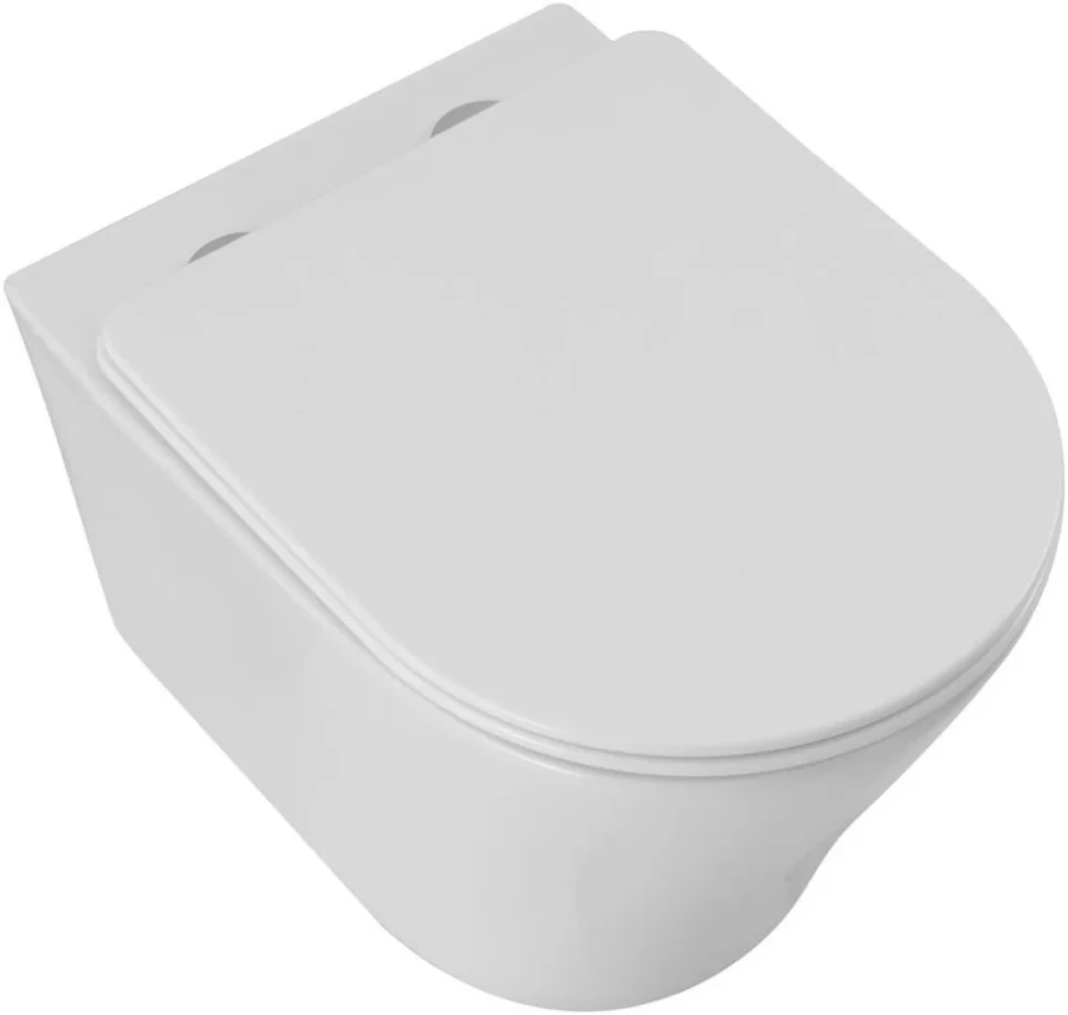 Унитаз подвесной Aquanet Zvezda Soft Close SLIMSEAT Rimless Tornado
