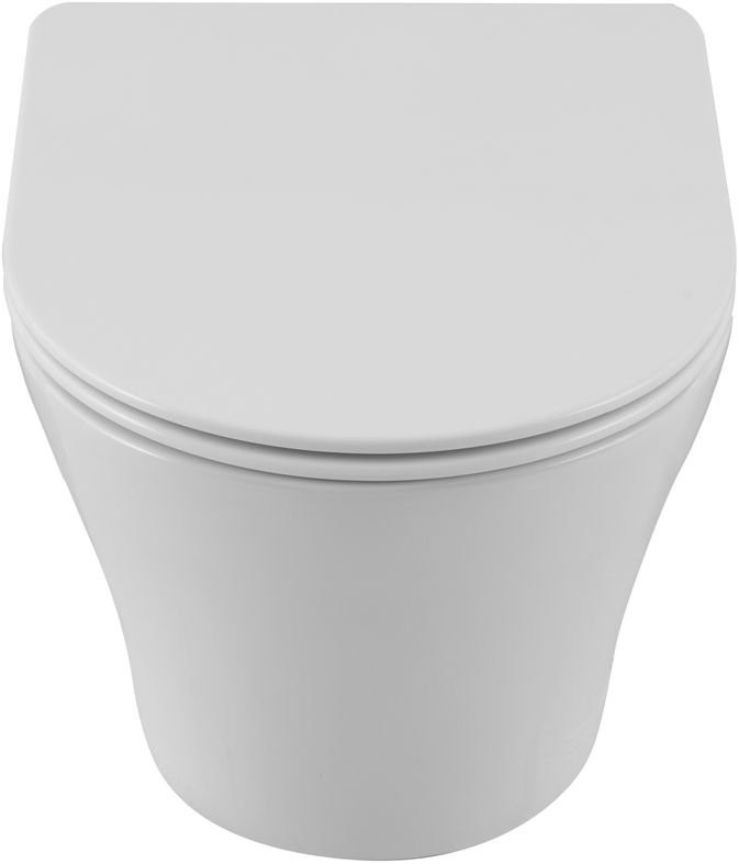 Унитаз подвесной Aquanet Zvezda Soft Close SLIMSEAT Rimless Tornado