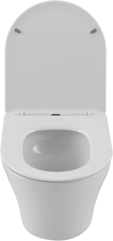 Унитаз подвесной Aquanet Zvezda Soft Close SLIMSEAT Rimless Tornado
