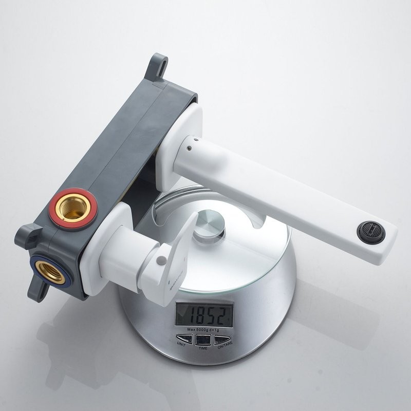 Смеситель для раковины/умывальника встраиваемый Shevanik S9941C, белый