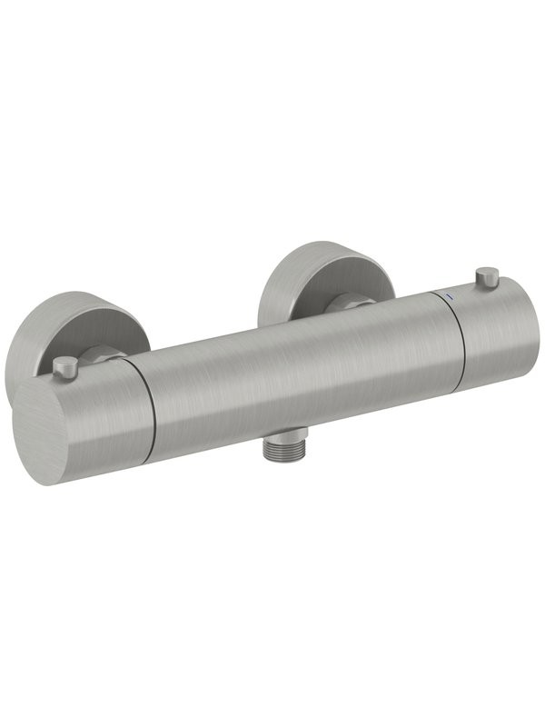 Термостатический смеситель Kludi Objekta 35200N538 для душа, брашированный никель PVD