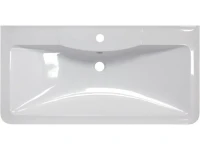 Тумба с раковиной BelBagno Acqua 100 подвесная, bianco lucido
