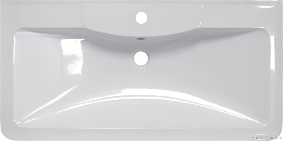 Тумба с раковиной BelBagno Acqua 100 подвесная, bianco lucido