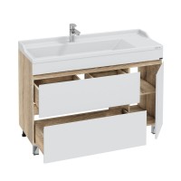 Тумба под раковину СаНта Марс 120 напольная, янтарная