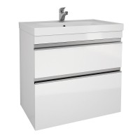 Тумба с раковиной Dreja Grace Plus 90 подвесная, белый глянец