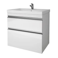 Тумба с раковиной Dreja Grace Plus 90 подвесная, белый глянец