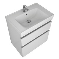 Тумба с раковиной Dreja Grace Plus 90 подвесная, белый глянец
