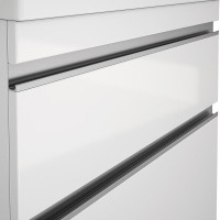 Тумба с раковиной Dreja Grace Plus 90 подвесная, белый глянец