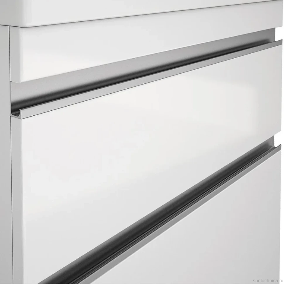Тумба с раковиной Dreja Grace Plus 90 подвесная, белый глянец