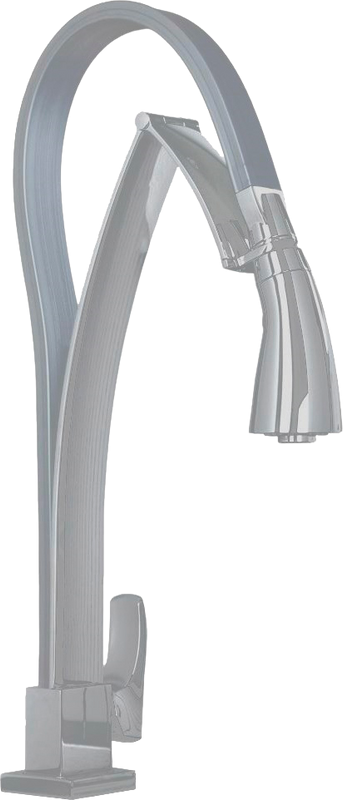 Смеситель для кухни Paini Hybrid HKPA557TKKM с гибким изливом