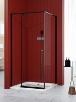 Душевой уголок Esbano Art ESA-90KV-B 90x90, профиль черный, стекло прозрачное