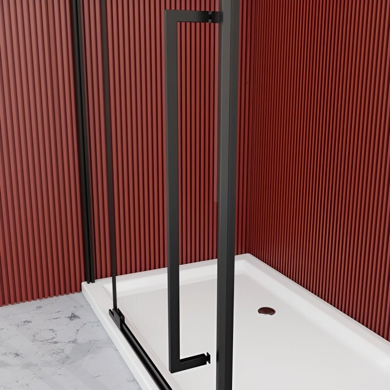 Душевой уголок Esbano Art ESA-90KV-B 90x90, профиль черный, стекло прозрачное