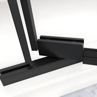 Душевой уголок Esbano Art ESA-90KV-B 90x90, профиль черный, стекло прозрачное