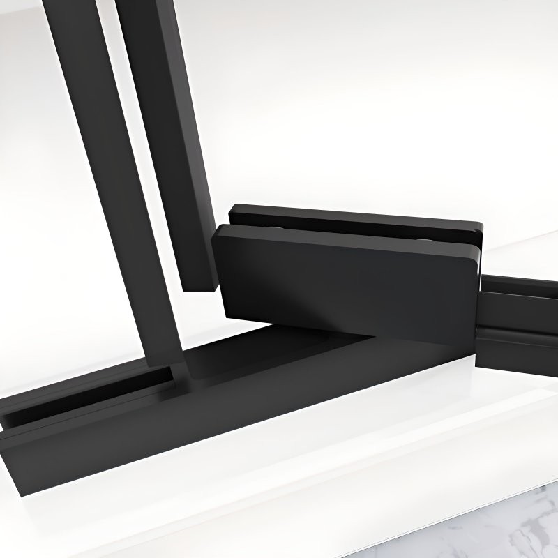 Душевой уголок Esbano Art ESA-90KV-B 90x90, профиль черный, стекло прозрачное