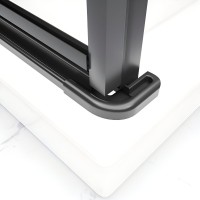 Душевой уголок Esbano Art ESA-90KV-B 90x90, профиль черный, стекло прозрачное