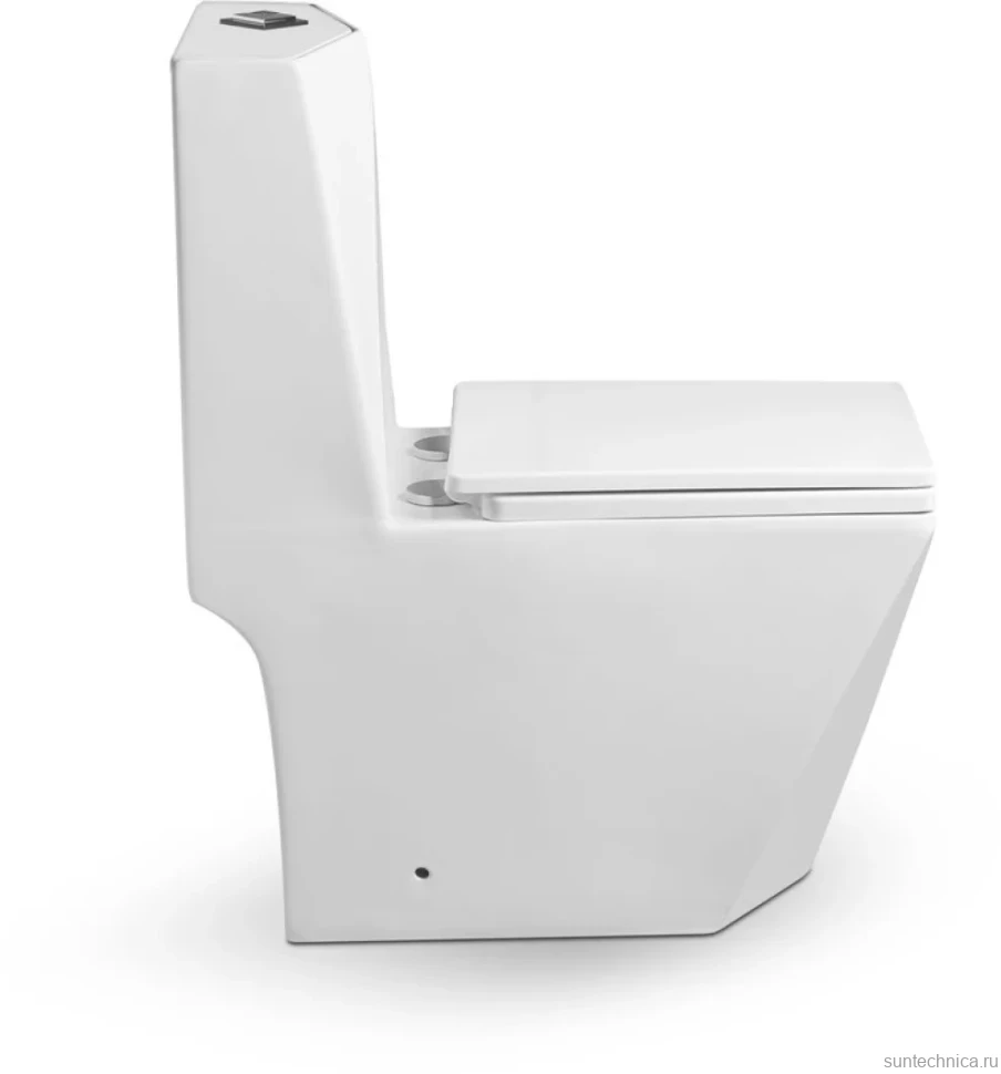 Унитаз-моноблок напольный SantiLine SL-5013 с микролифтом