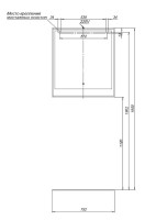 Мебель для ванной комнаты Aquanet Милан 80 подвесная, белая глянцевая