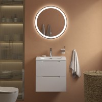 Мебель для ванной комнаты BelBagno Etna 39 50 bianco lucido, раковина BB-8099-3-50