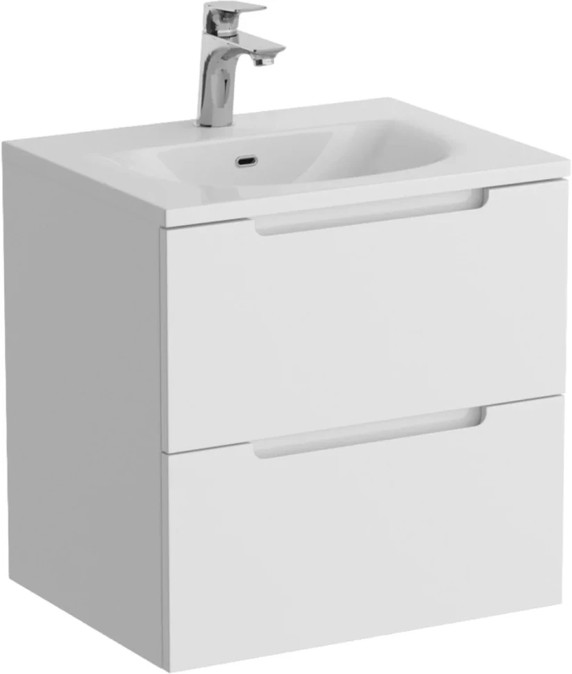 Мебель для ванной комнаты BelBagno Etna 39 50 bianco lucido, раковина BB-8099-3-50