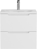 Мебель для ванной комнаты BelBagno Etna 39 50 bianco lucido, раковина BB-8099-3-50