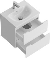 Мебель для ванной комнаты BelBagno Etna 39 50 bianco lucido, раковина BB-8099-3-50
