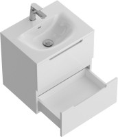 Мебель для ванной комнаты BelBagno Etna 39 50 bianco lucido, раковина BB-8099-3-50