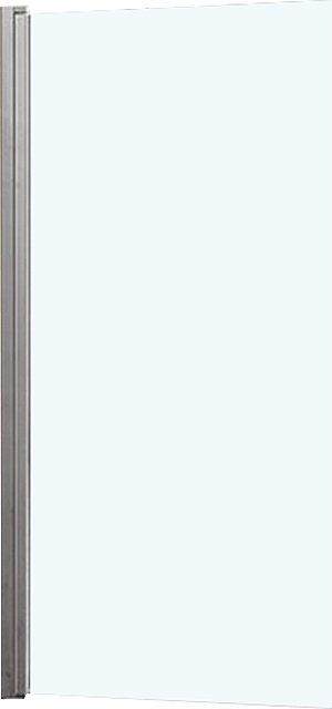 Шторка на ванну Vincea VSB-11800CL 80 см, профиль хром, стекло прозрачное