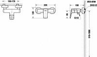 Смеситель для душа Bravat Real F9121179CP-01
