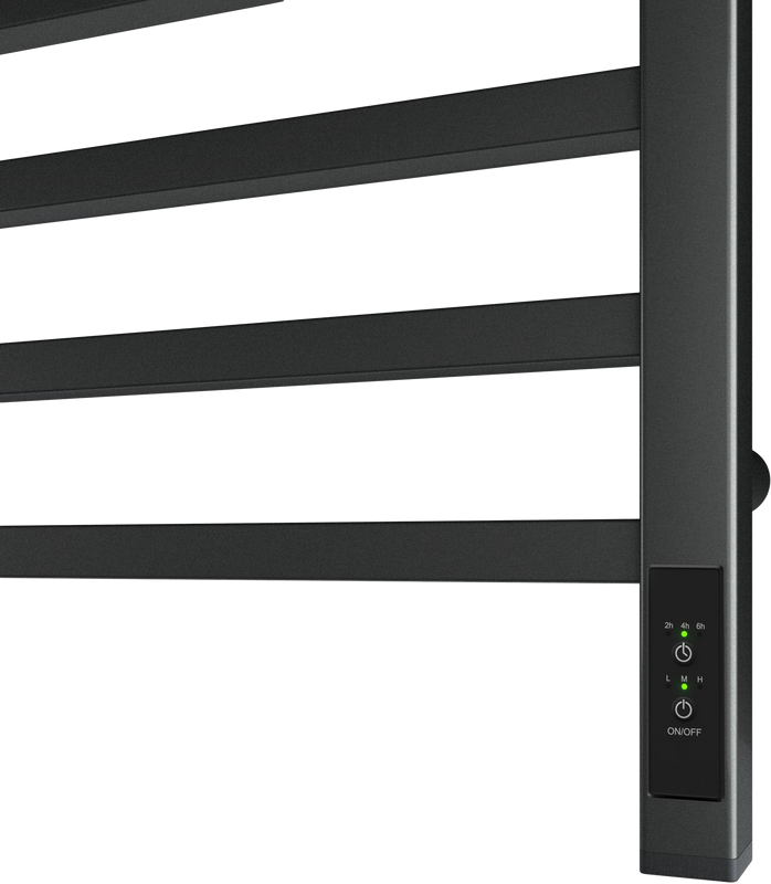 Полотенцесушитель электрический Point Вега PN71856GB 50х60, графит блеск