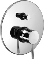 Встраиваемый смеситель для душа и ванны Paffoni Light LIG015CR С ВНУТРЕННЕЙ ЧАСТЬЮ