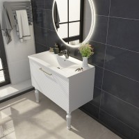 Мебель для ванной комнаты Sanvit Эмми 3Д 90 белая
