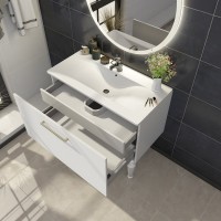 Мебель для ванной комнаты Sanvit Эмми 3Д 90 белая