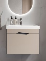 Тумба с раковиной Velvex Krona 60 серый камень Тумба с раковиной Velvex Krona 60 серый камень