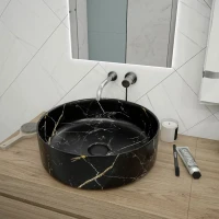 Раковина чаша Maretti EA13NS10-560MR, черный мрамор